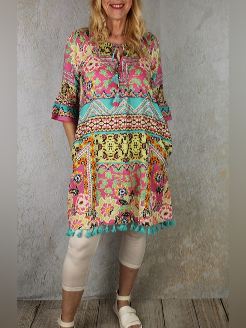Orientique Naturally Iruya Dress or Cover up size L new without tags!